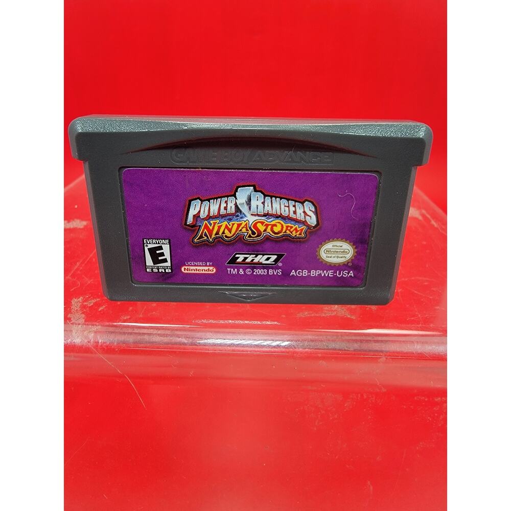 Power Rangers Ninja Storm Nintendo Game Boy Advance, GBA 2003 Authentic